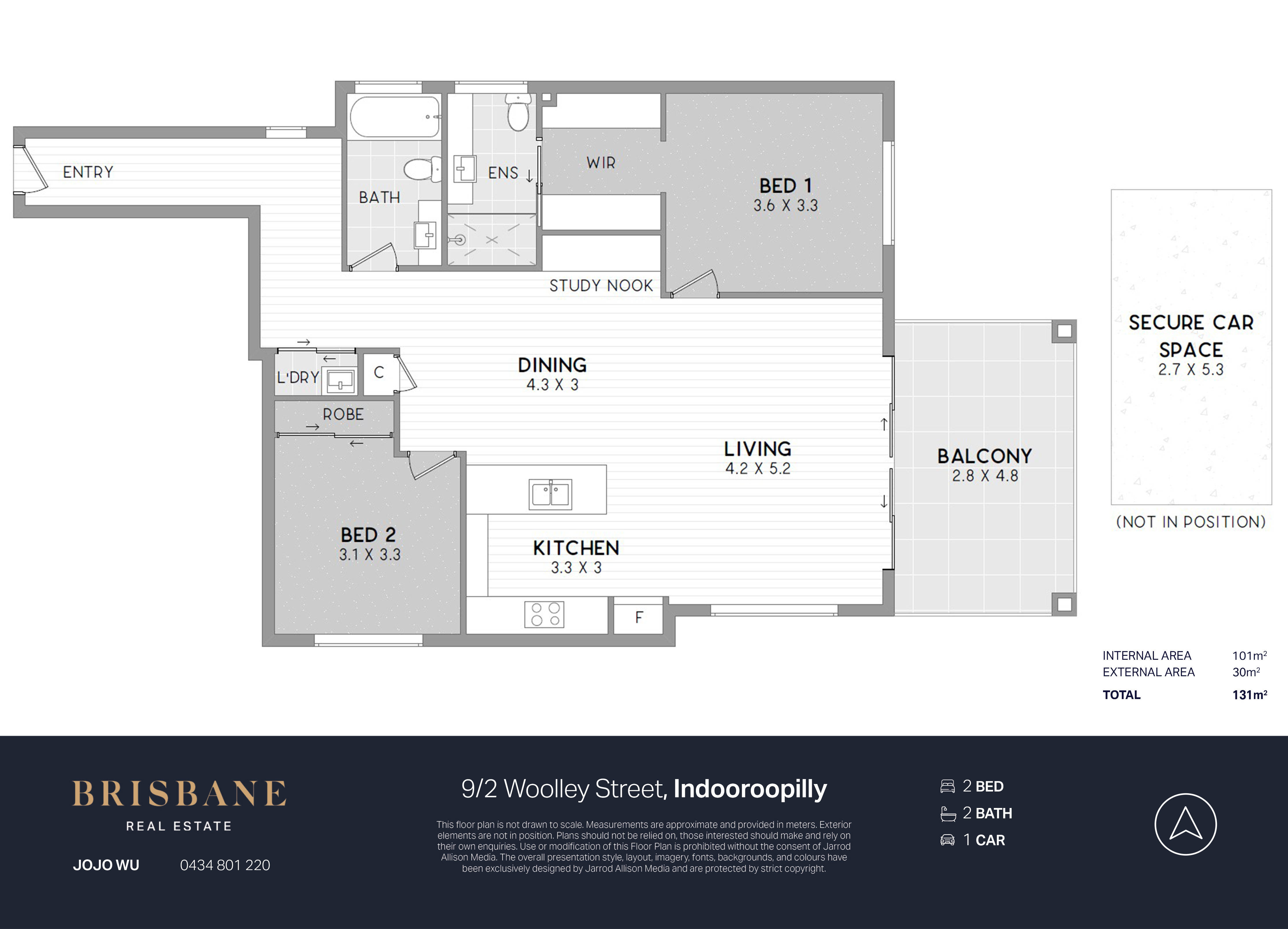 9/2 Woolley Street