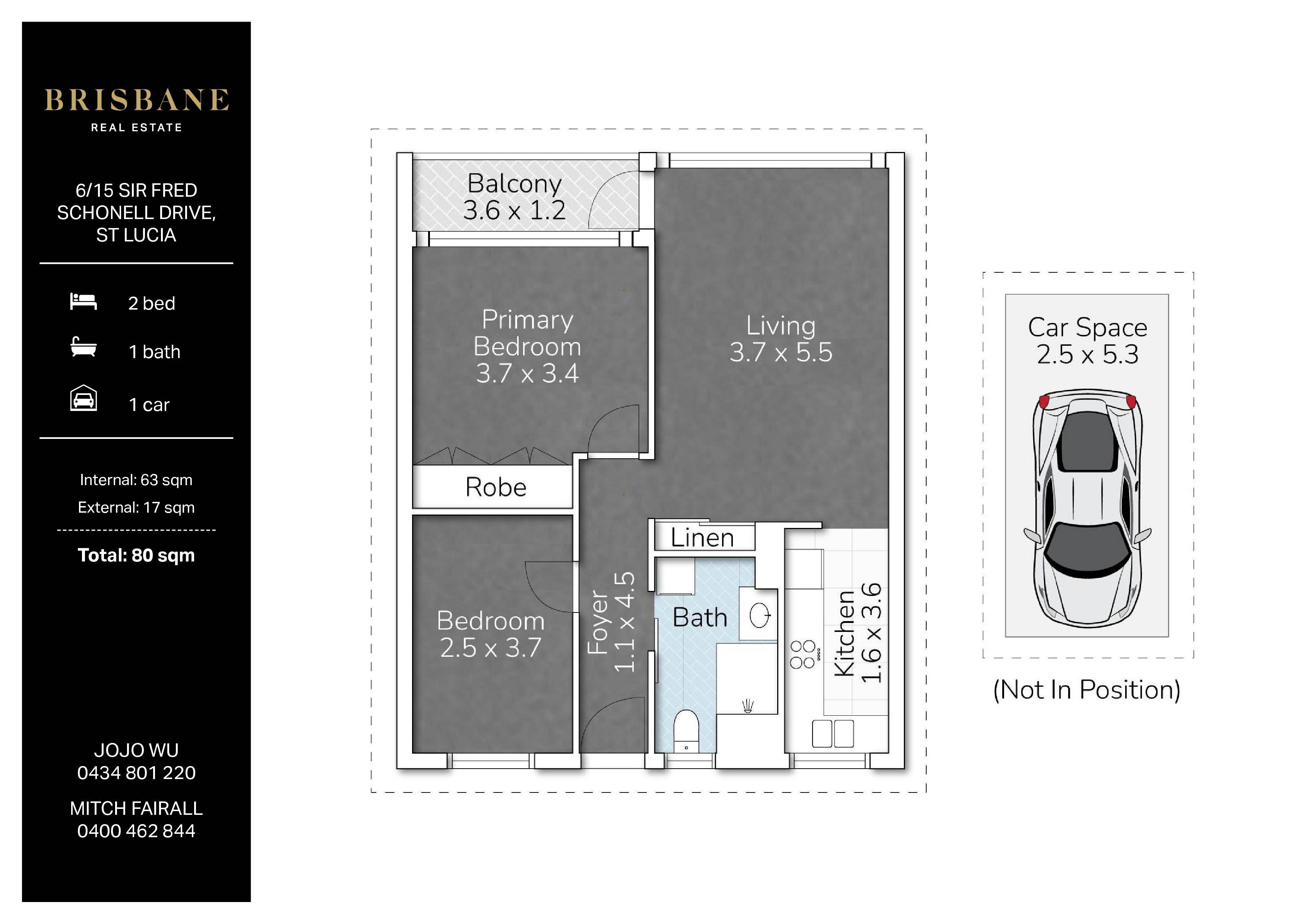 6/15 Sir Fred Schonell Drive